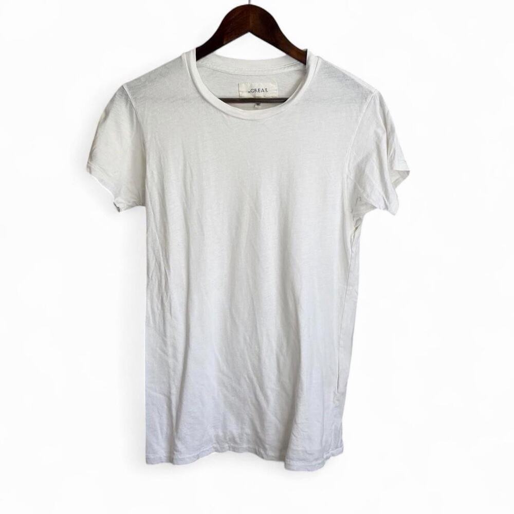 The Great Minimalist Blank Women’s Sz 1 USA Preppy Minimalist Tee